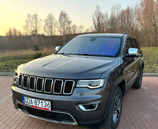 Jeep Grand Cherokee cena 119549 przebieg: 163600, rok produkcji 2019 z Dąbrowa Tarnowska małe 301